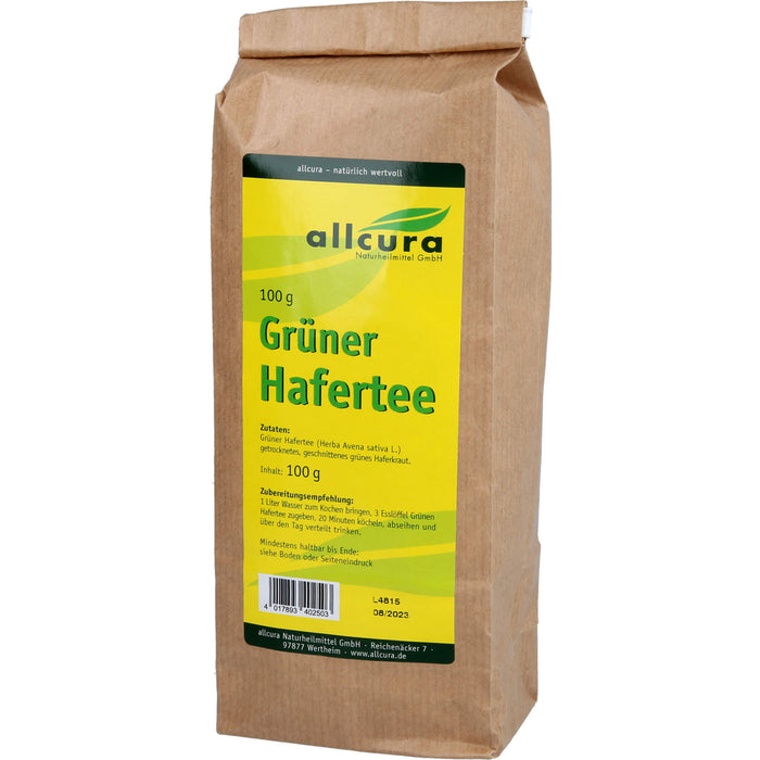 allcura Grüner Hafertee, 100 g Tea