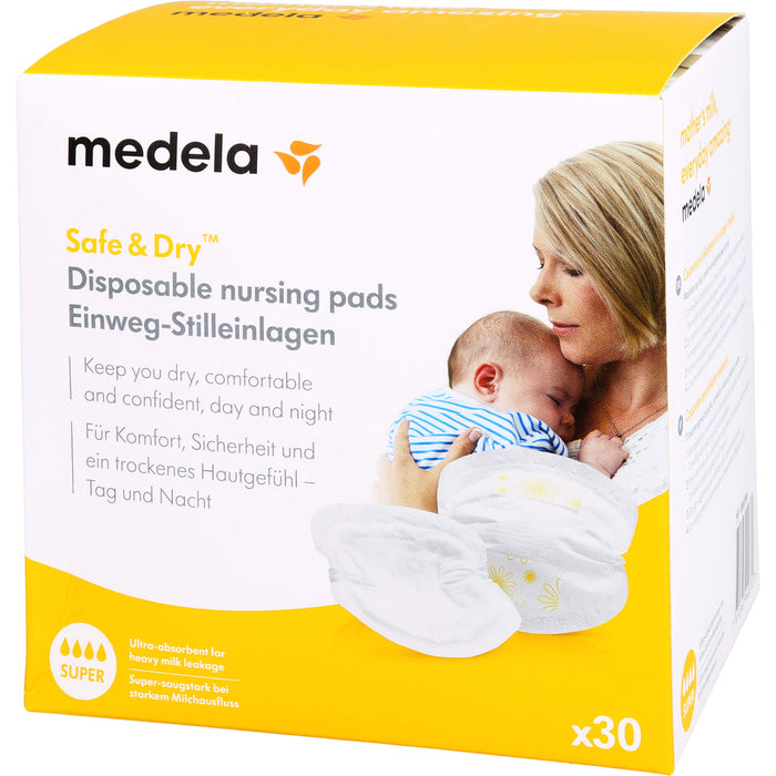 medela Safe & Dry Einweg-Stilleinlagen, 30 St. Einlagen