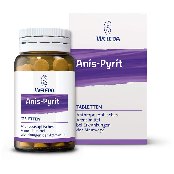 WELEDA Anis pyrit Tabletten bei Erkrankungen der Atemwege, 80 pcs. Tablets