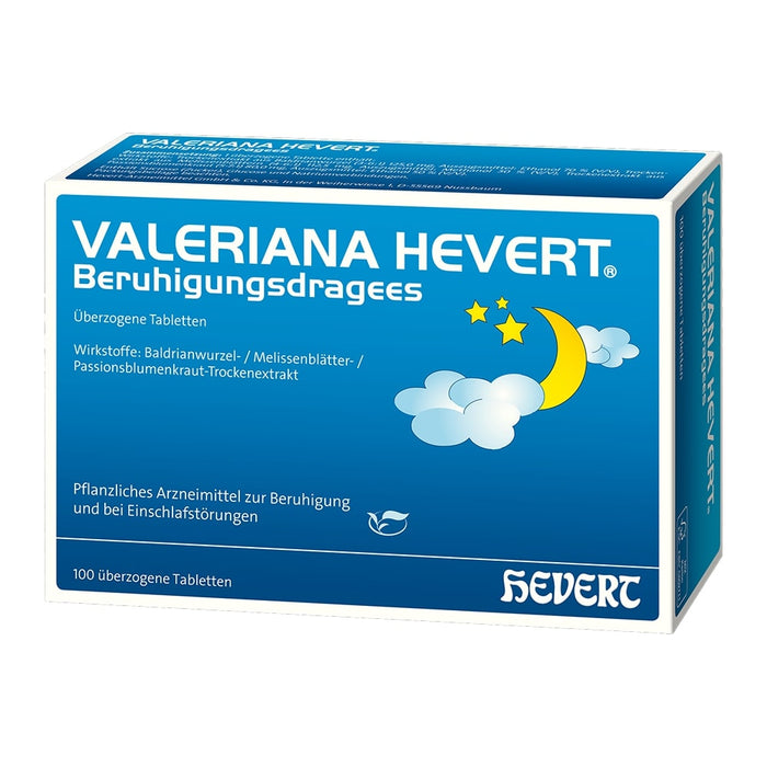 Valeriana Hevert Beruhigungsdragees, 100 pcs. Tablets