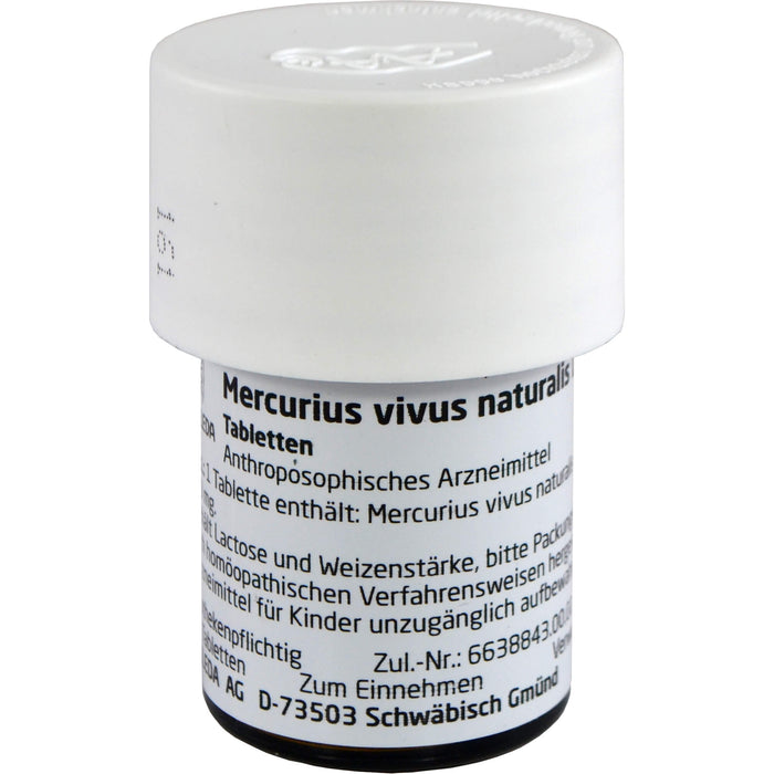 Mercurius vivus naturalis D6 Weleda Tbl., 80 St TAB