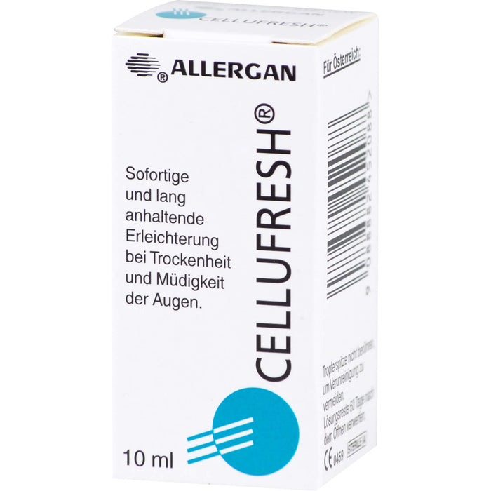 ALLERGAN Cellufresh Lösung zur sofortigen und lang anhaltende Erleichterung bei Trockenheit und Müdigkeit der Augen, 10 ml Solution