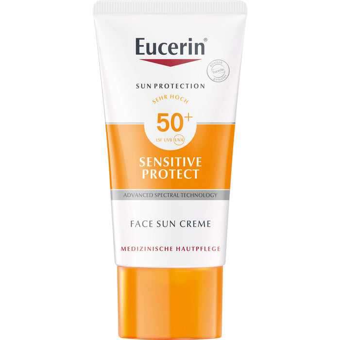 Eucerin Sensitive Protect Face Sun Creme LSF 50+, 50 ml Creme