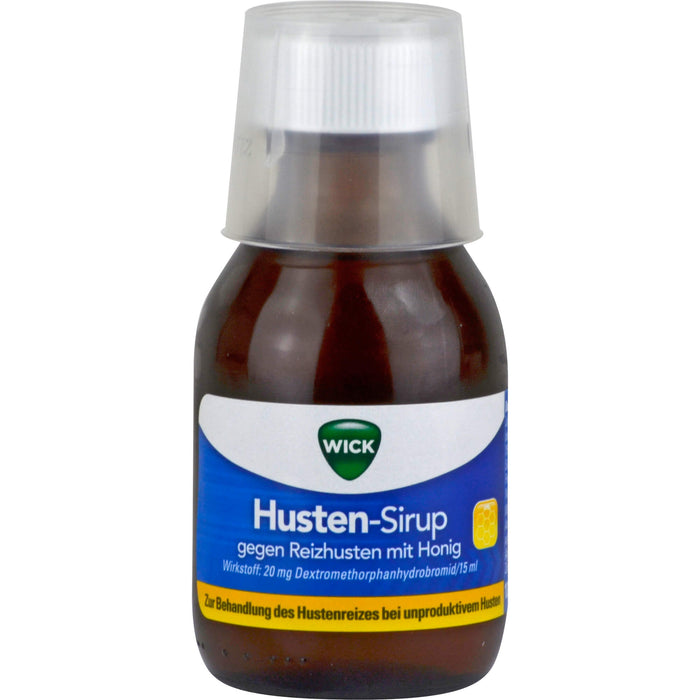 WICK Husten-Sirup gegen Reizhusten mit Honig, 120 ml Solution