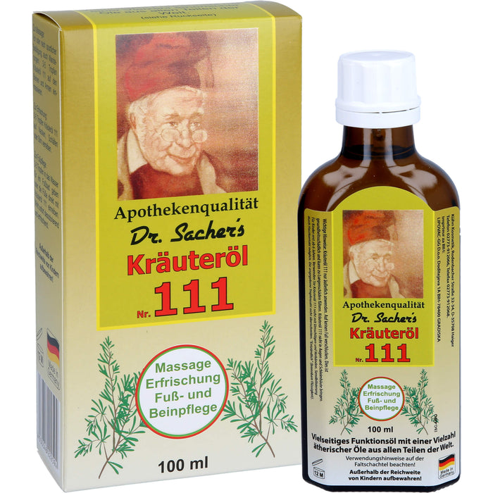 Dr. Sacher´s Kräuteröl Nr. 111 Ölmischung, 100 ml Solution