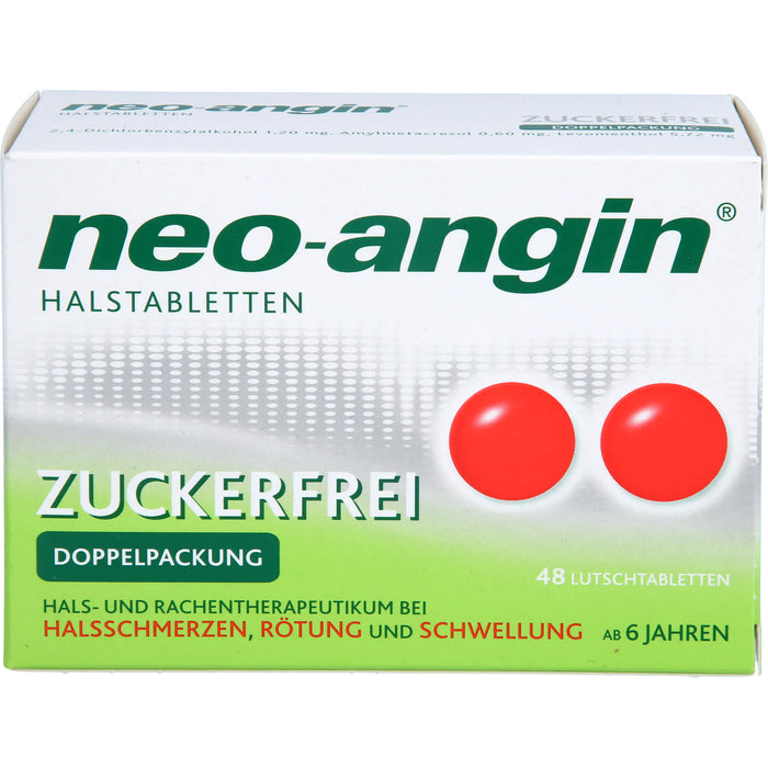 neo-angin Halstabletten zuckerfrei, 48 St. Tabletten