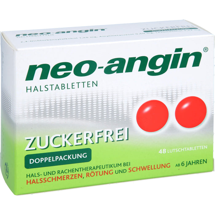 neo-angin Halstabletten zuckerfrei, 48 St. Tabletten