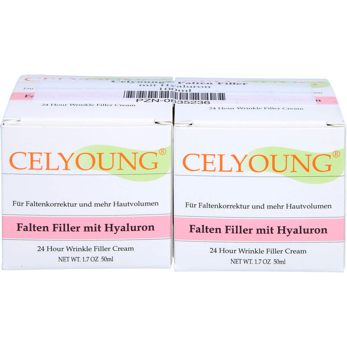 CELYOUNG Faltenfiller mit Hyaluron, 100 ml Cream