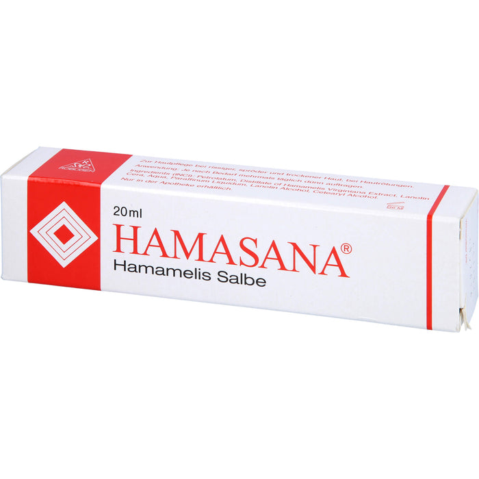 Hamasana Hamamelis Salbe, 20 g Ointment