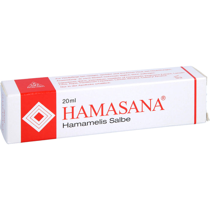 Hamasana Hamamelis Salbe, 20 g Ointment