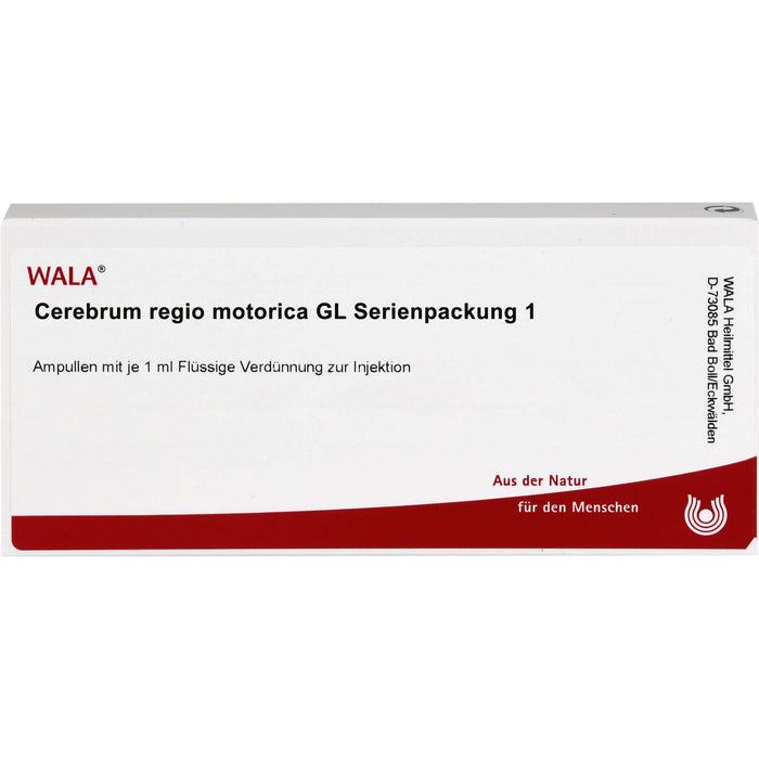 WALA Cerebrum, regio motorica GI Serienpackung I Ampullen, 10 pc Ampoules