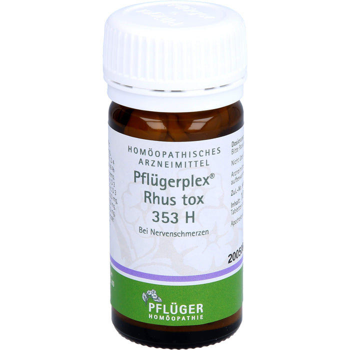 Pflügerplex Rhus tox 353 H Tabletten bei Nervenschmerzen, 100 St. Tabletten