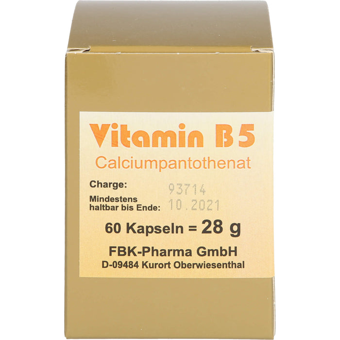 Vitamin B5, 60 St KAP