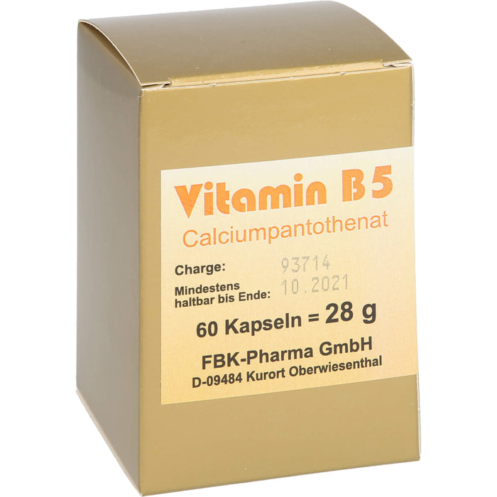 Vitamin B5, 60 St KAP