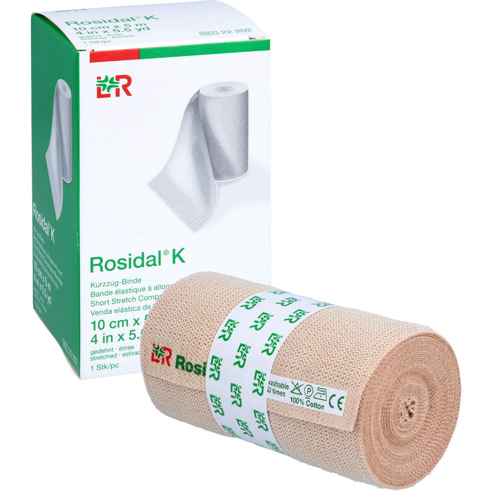 Rosidal K Kurzzugbinde 10 cm x 5 m, 1 pc Bandage