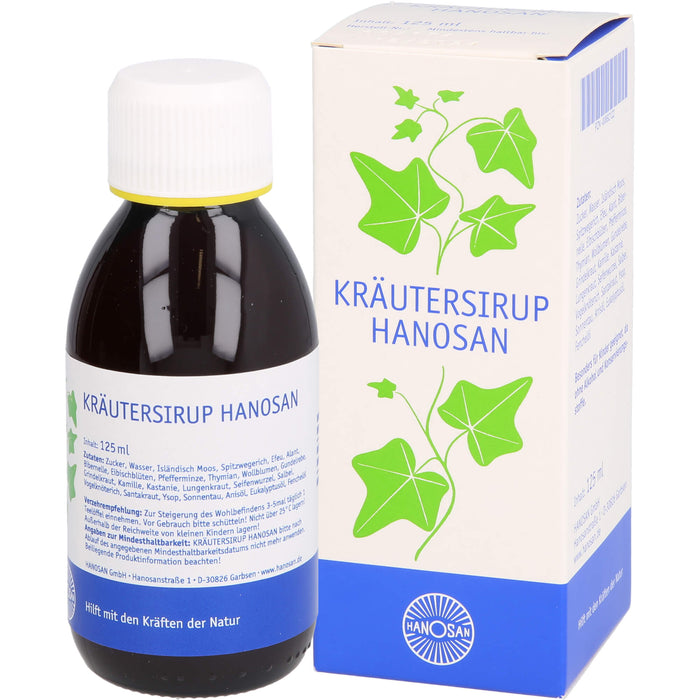 HANOSAN Kräutersirup, 125 ml Lösung