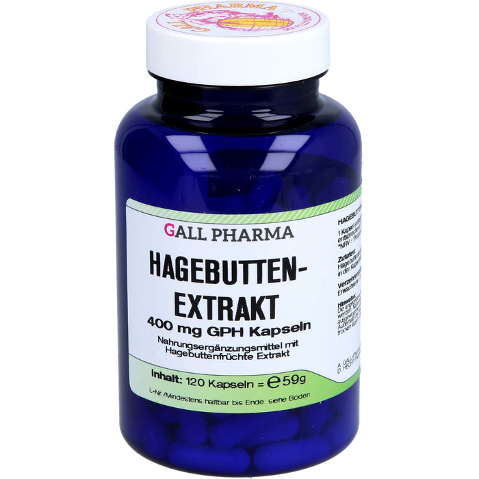 GALL PHARMA Hagebuttenextrakt 400 mg GPH Kapseln, 120 pcs. Capsules