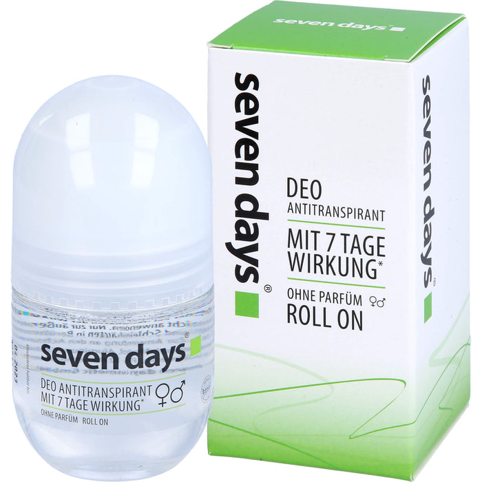 seven days Das Antitranspirant Roller, 50 ml Roll-On