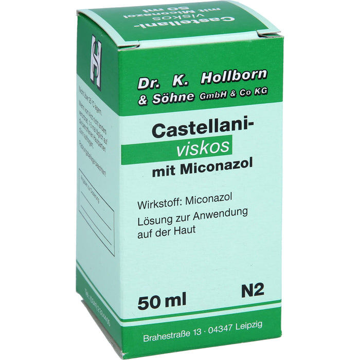 Castellani-viskos mit Miconazol bei Pilzerkrankungen der Haut, 50 ml Solution