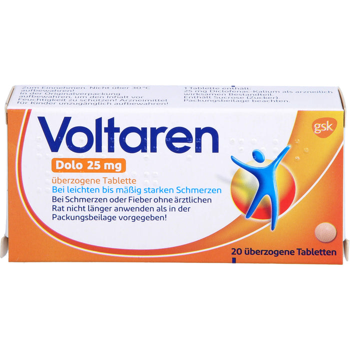 Voltaren Dolo 25 mg Tabletten, 20 St. Tabletten