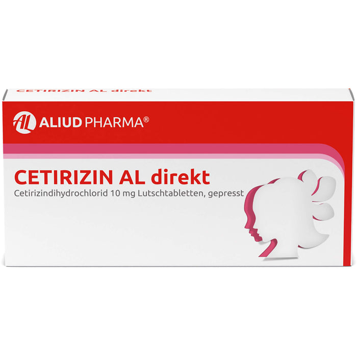 Cetirizin AL direkt, 10 mg Lutschtablette, gepresst, 21 pcs. Tablets