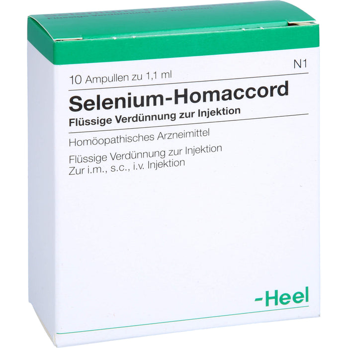 Selenium-Homaccord Inj.-Lsg., 10 St. Ampullen