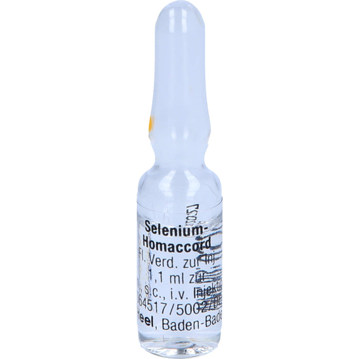 Selenium-Homaccord Inj.-Lsg., 10 pc Ampoules