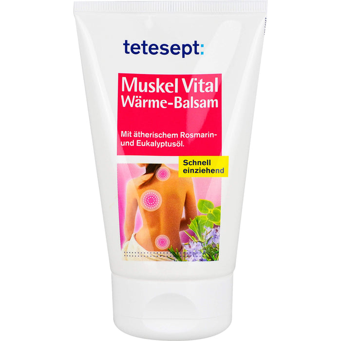 tetesept: Muskel Vital Wärme-Balsam schnell einziehend, 100 g Crème