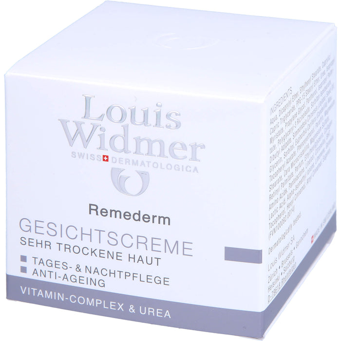 Louis Widmer Remederm Gesichtscreme Tages- und Nachtpflege, 50 ml Cream