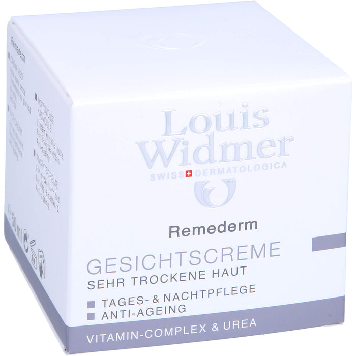 Louis Widmer Remederm Gesichtscreme Tages- und Nachtpflege, 50 ml Crème