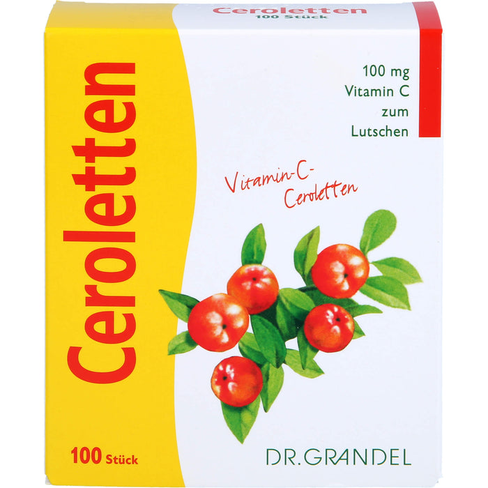 DR. GRANDEL Ceroletten Lutschtabletten, 100 pc Tablettes