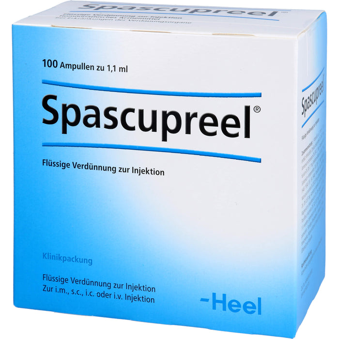 Spascupreel flüssige Verdünnung, 100 pc Ampoules