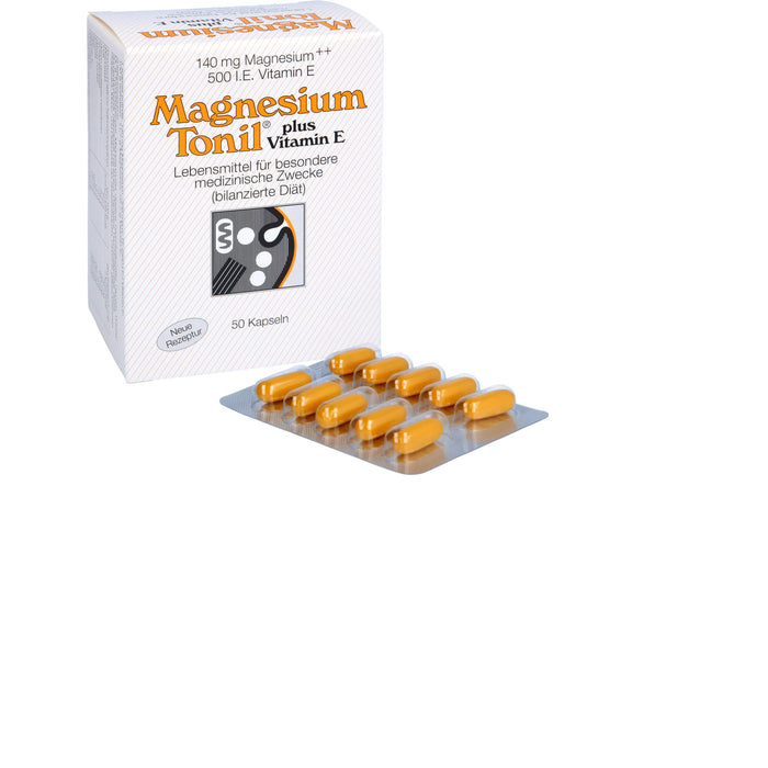 Magnesium Tonil plus Vitamin E Kapseln, 50 pcs. Capsules