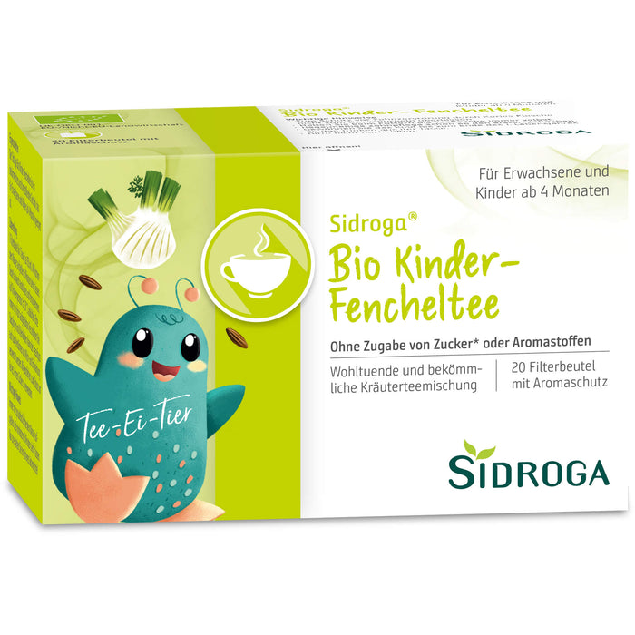 Sidroga Bio Kinder Fencheltee, 20 pcs. Filter bag