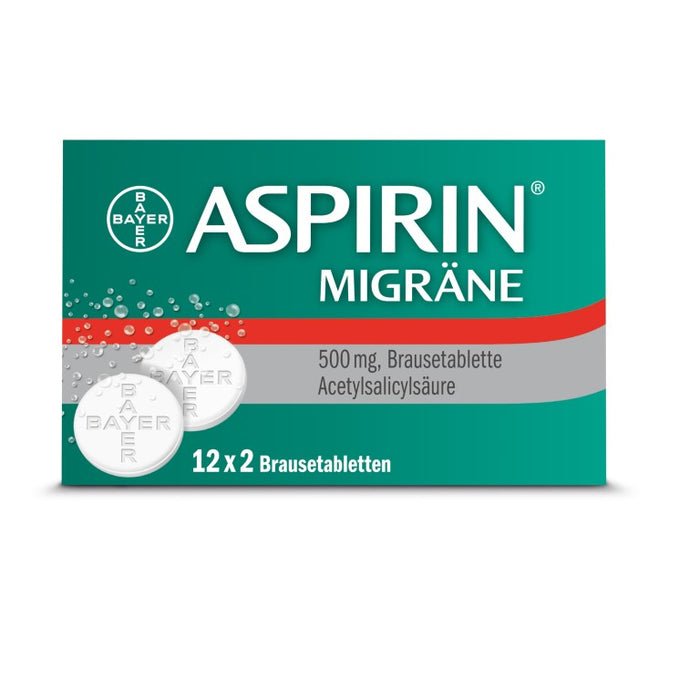 ASPIRIN Migräne Brausetabletten, 24 St. Tabletten