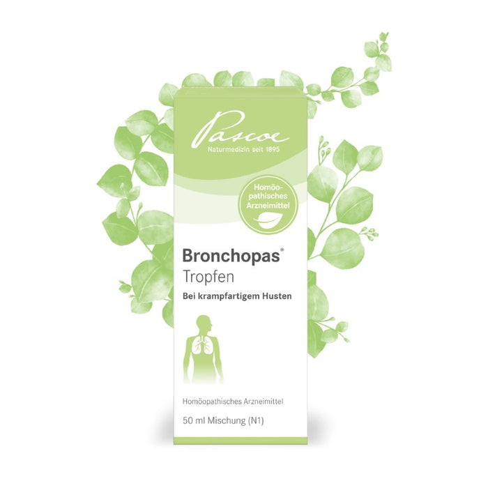 Pascoe Bronchopas Tropfen bei krampfartigem Husten, 50 ml Lösung