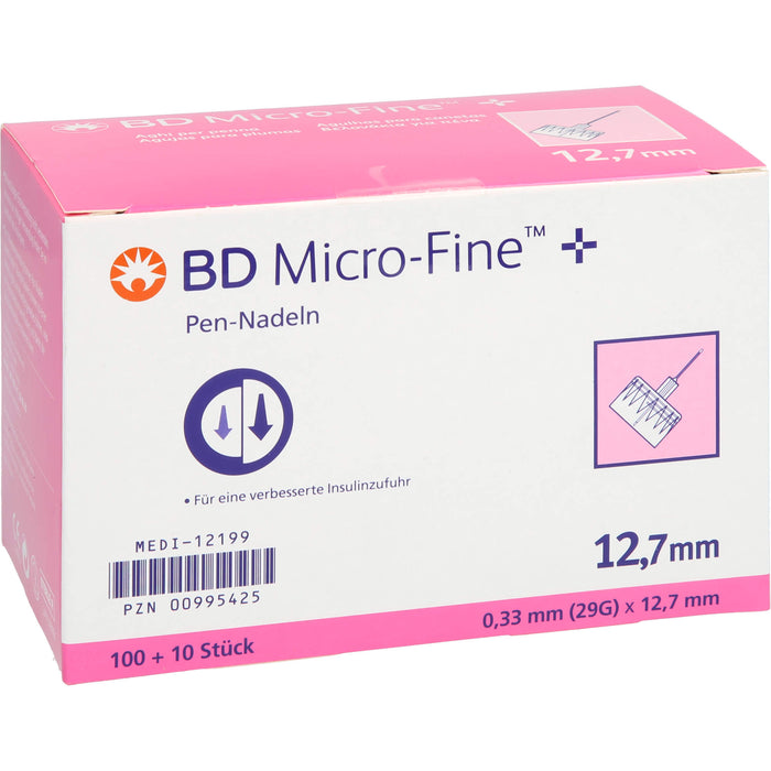 BD Micro Fine 0,33x12,7mm, 110 St KAN