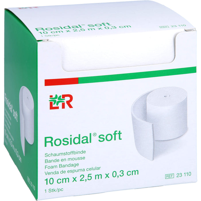 Rosidal soft Schaumstoffbinde 10cmx0,3cmx2,5m, 1 St BIN