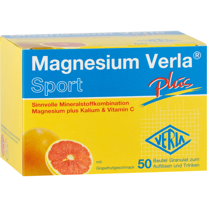 Magnesium Verla plus Sport Granulat, 50 pc Sachets