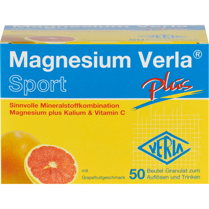 Magnesium Verla plus Sport Granulat, 50 pc Sachets