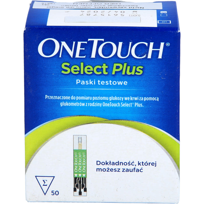 One Touch Select Plus Blutzuckerteststreifen Reimport EurimPharm, 50 pc Bandelettes réactives