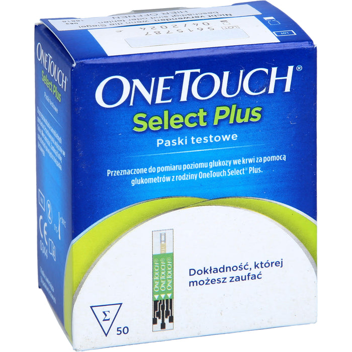 One Touch Select Plus Blutzuckerteststreifen Reimport EurimPharm, 50 pc Bandelettes réactives