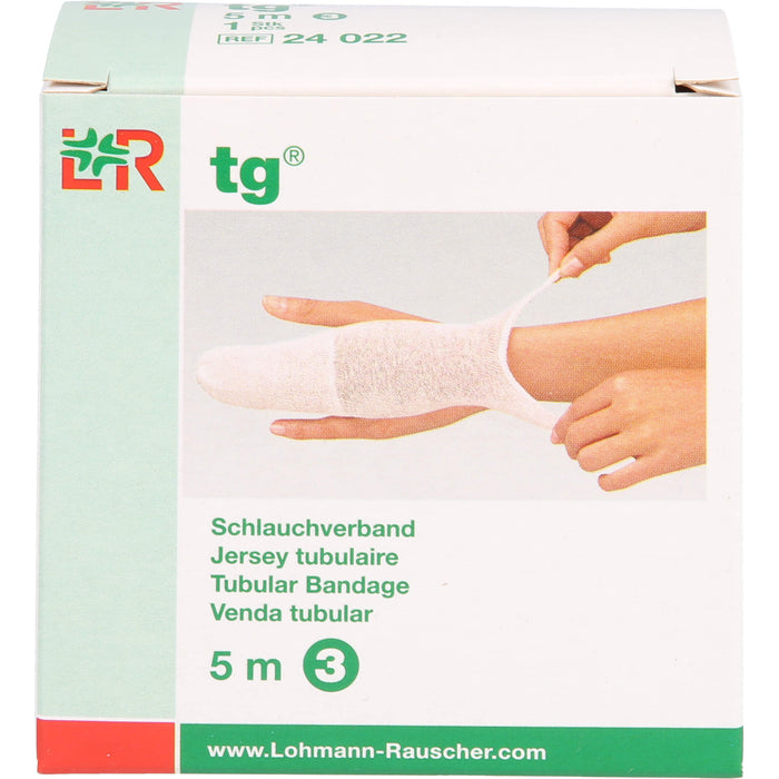 tg Schlauchverband 5 m Gr. 3 zur Fixierung von Wundauflagen, 1 pcs. Bandage