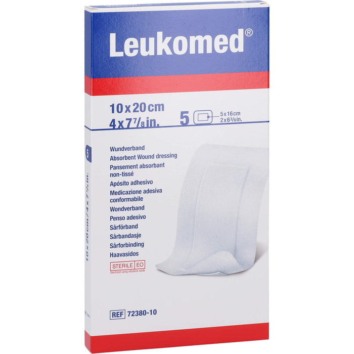 Leukomed Wundverband 10 x 20 cm, 5 pc Pansement