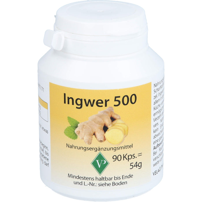 Velag Pharma Ingwer 500 Kapseln, 90 pc Capsules