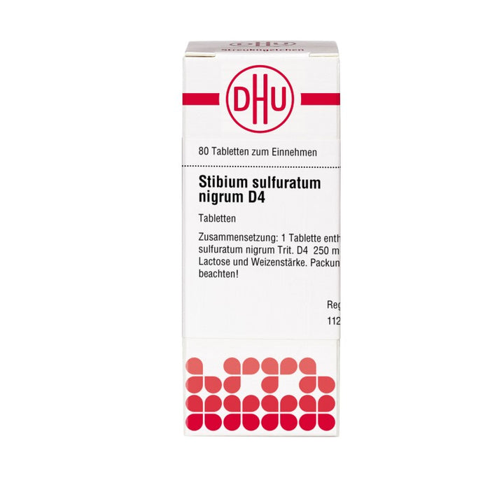 DHU Stibium sulfuratum nigrum D4 Tabletten, 80 pcs. Tablets