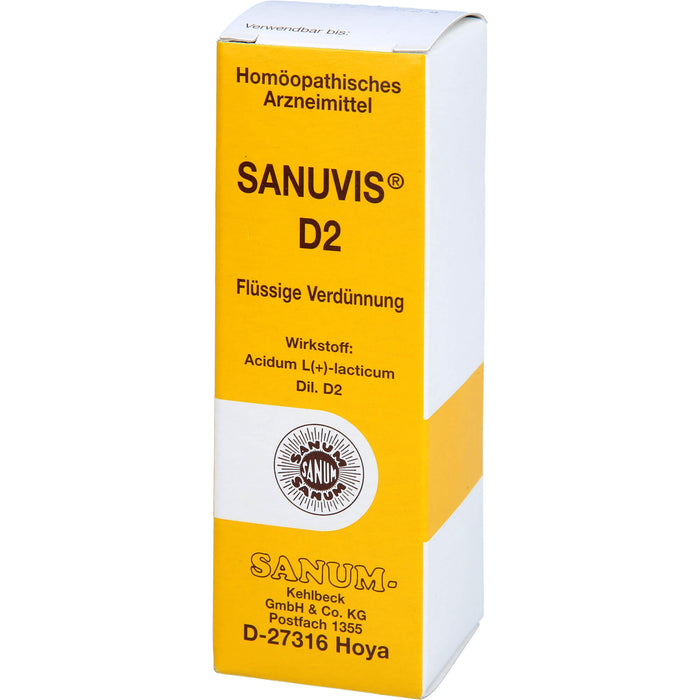 SANUM-KEHLBECK Sanuvis D2 Dilution, 30 ml Solution