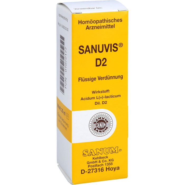 SANUM-KEHLBECK Sanuvis D2 Dilution, 30 ml Solution