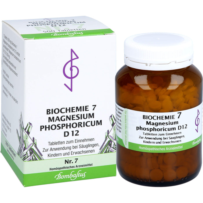 Biochemie 7 Magnesium phosphoricum Bombastus D12 Tbl., 500 pcs. Tablets