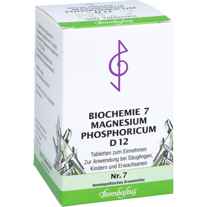 Biochemie 7 Magnesium phosphoricum Bombastus D12 Tbl., 500 pcs. Tablets